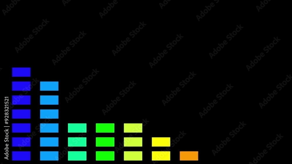 Abstract beat audio visualization DJ VJ loop Abstract beat audio visualization DJ VJ loop