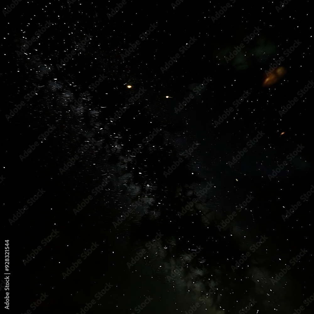 Night sky with stars in the galaxy, space landscape