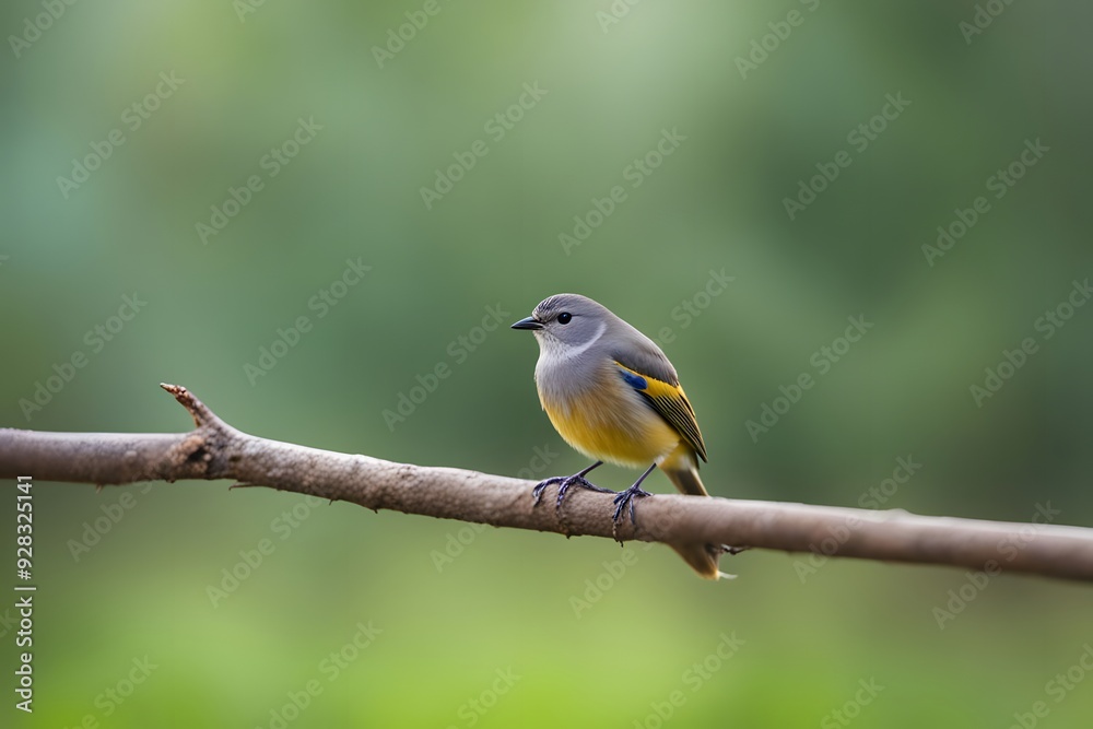 Alwina bird blurry nature background, Ai Genrated Alwina bird blurry nature background, Ai Genrated