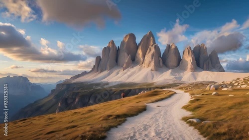 panorama of the mountains