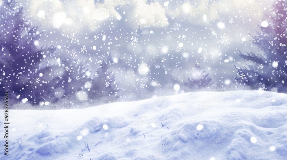 Winter Wonderland: Snow-Covered Landscape