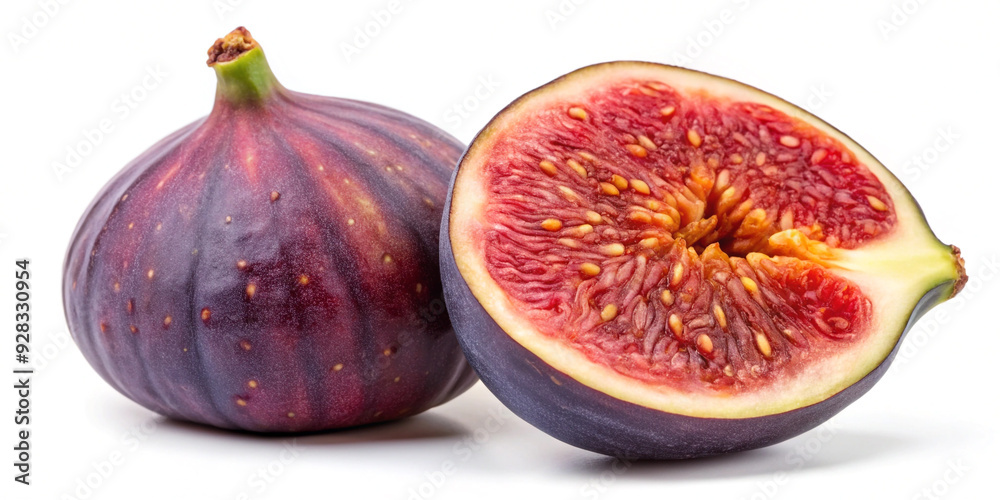 Fig Isolated on White Background - Full Depth View (1) Fig Isolated on White Background - Full Depth View (1)