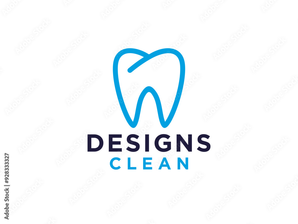 Dental Clinic Logo. Blue Tooth Symbol with Cross Plus Sign Linear style isolated on White Background. Usable for Dentist, Healthcare and Medical Logos. Dental Clinic Logo. Blue Tooth Symbol with Cross Plus Sign Linear style isolated on White Background. Usable for Dentist, Healthcare and Medical Logos.