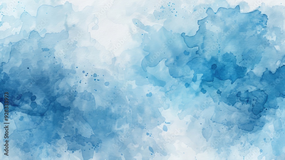 Abstract light blue watercolor paper texture background Abstract light blue watercolor paper texture background