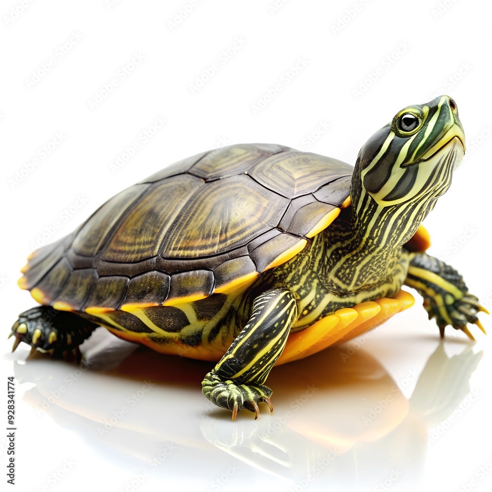 Obraz premium turtle isolated on white background