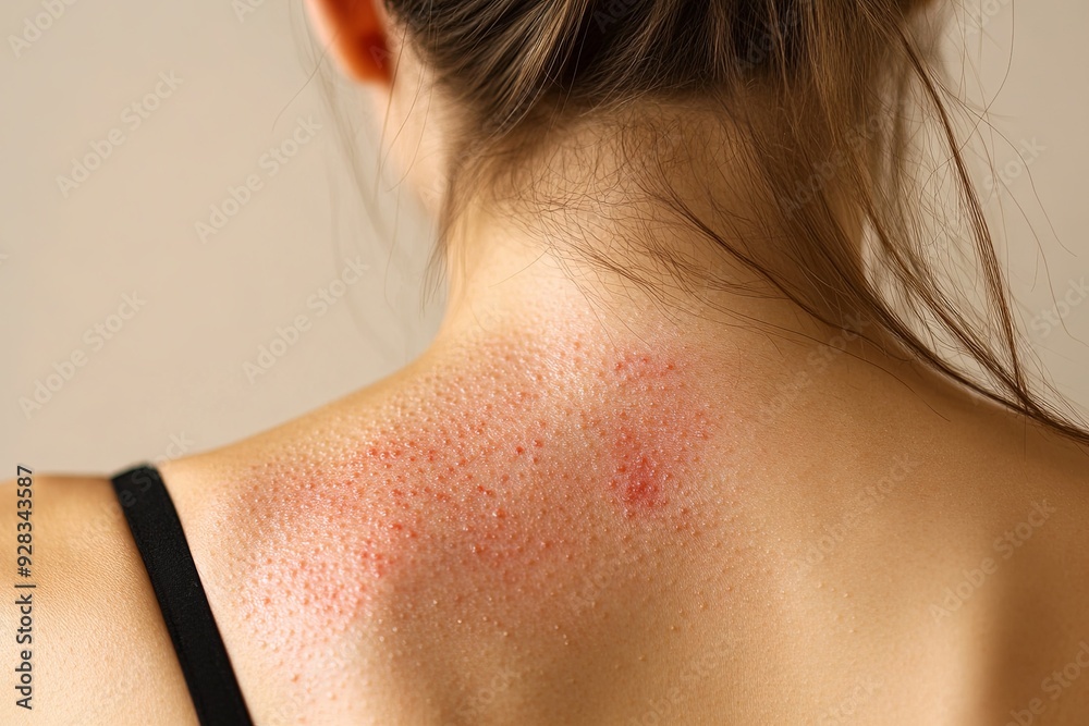 custom made wallpaper toronto digitalA woman with a red rash on her back