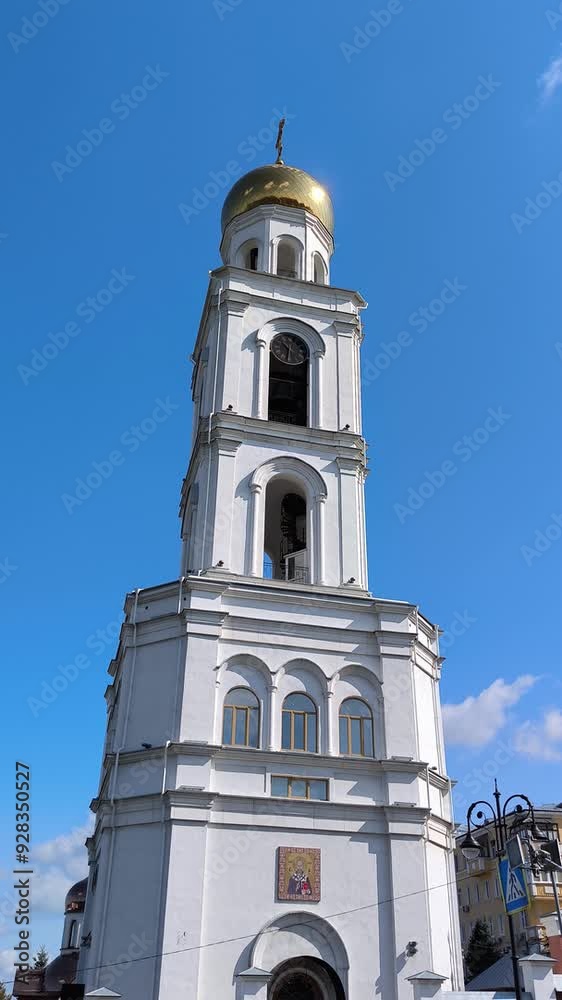Bell Tower of St. Nicholas, Samara, Russia, August 19, 2024 Bell Tower of St. Nicholas, Samara, Russia, August 19, 2024