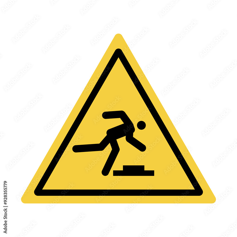 Danger warning board icon. Caution and dangerous area. Yellow sign for safety, hazard shock. Keep out caution warning and risk zone. cartoon illustration Danger warning board icon. Caution and dangerous area. Yellow sign for safety, hazard shock. Keep out caution warning and risk zone. cartoon illustration