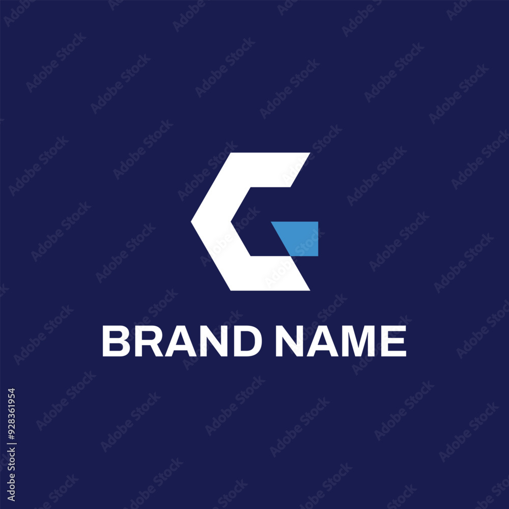Minimalist Letter G Logo Concept Minimalist Letter G Logo Concept