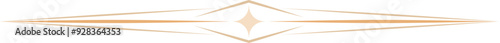 Horizontal star border divider vector