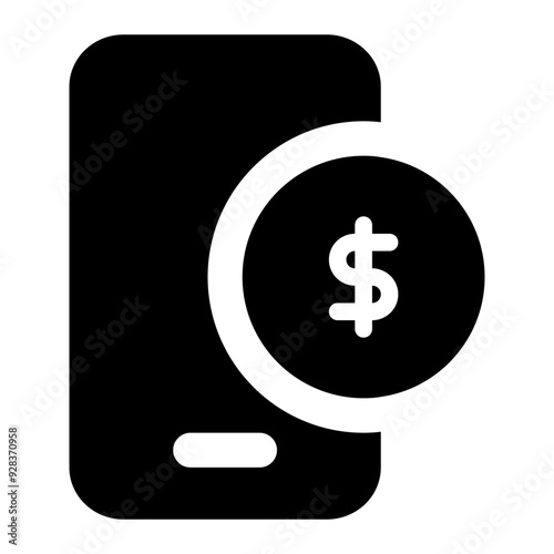 digital investment icon for illustration