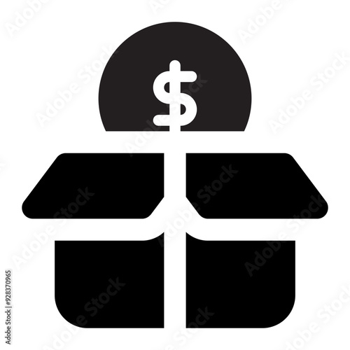 fundraising icon for illustration