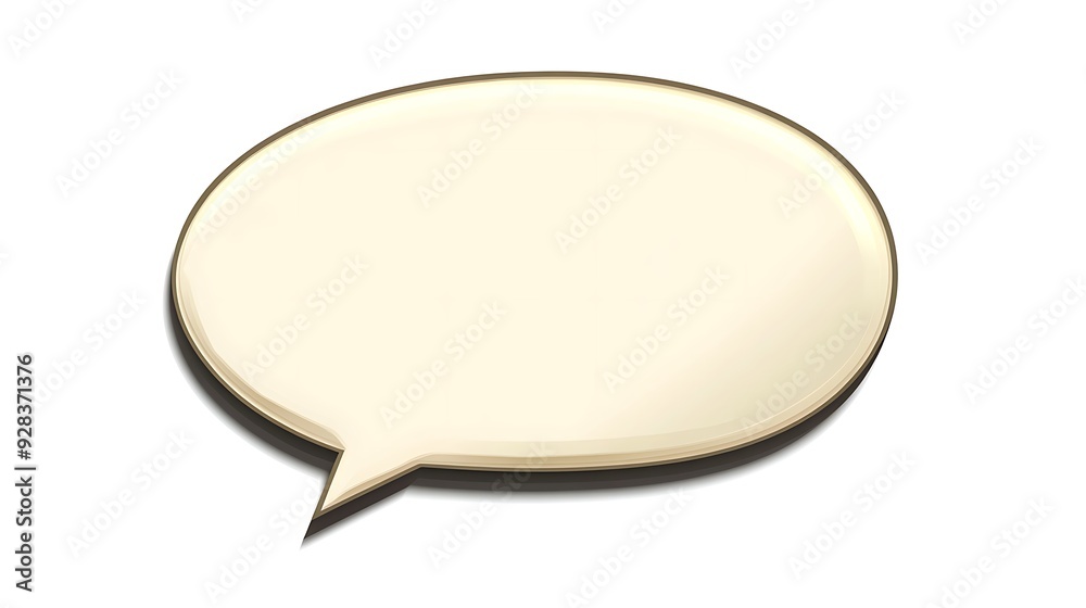Speech bubble with curved edges and a border no background Speech bubble with curved edges and a border no background