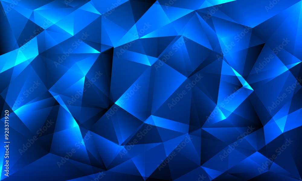 shiny blue diamond texture blue polygon pattern background shiny blue diamond texture blue polygon pattern background