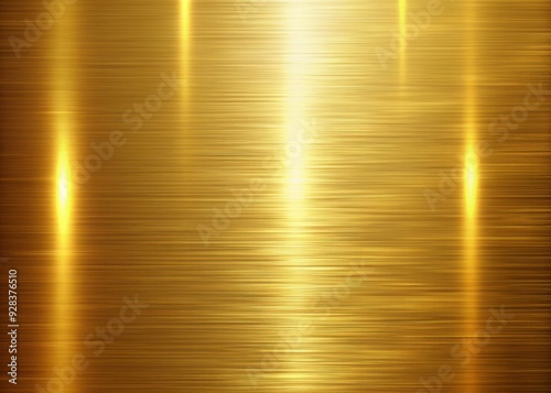 Luxurious high-gloss gold metallic surface with subtle gradient and elegant reflections, perfect for financial, luxury, and wealth-related concepts, designs, and presentations.