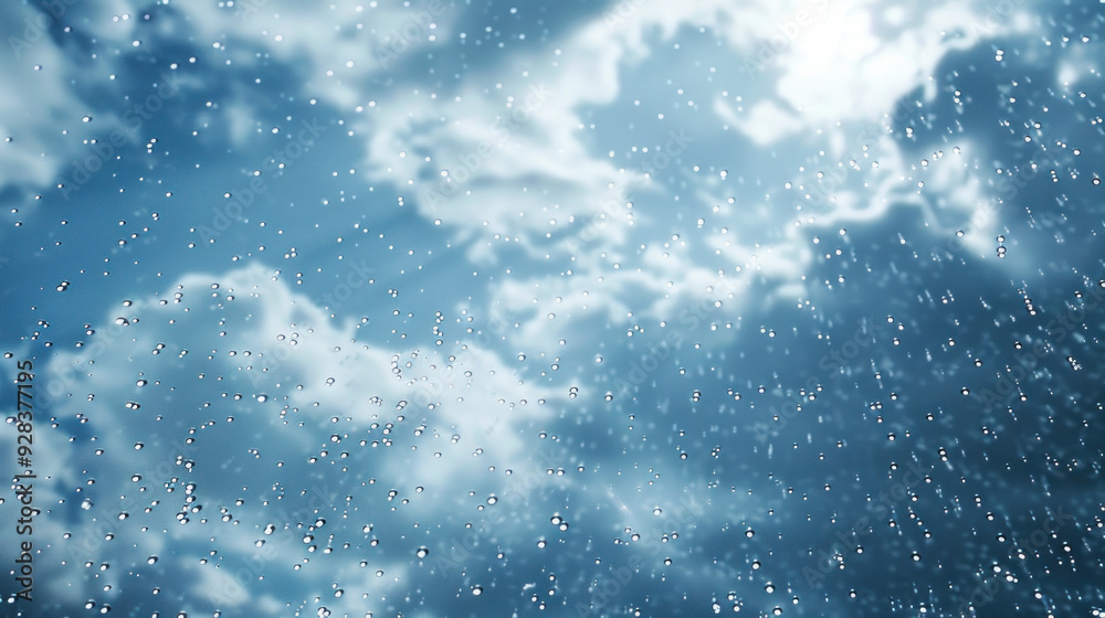 Raindrops or rain falling from the sky, Raindrops or rain falling from the sky,