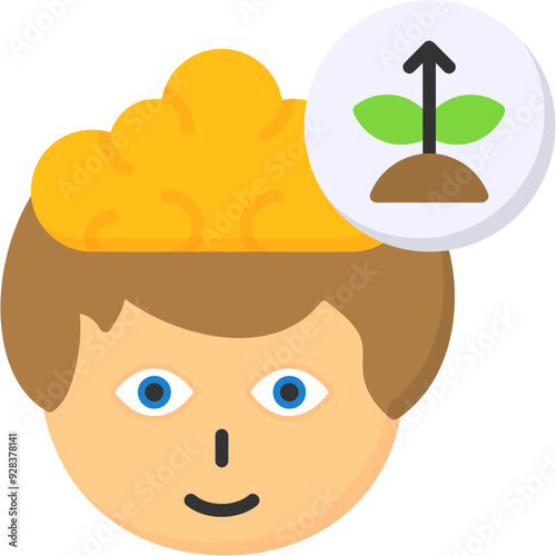 Growth Vector Icon Design