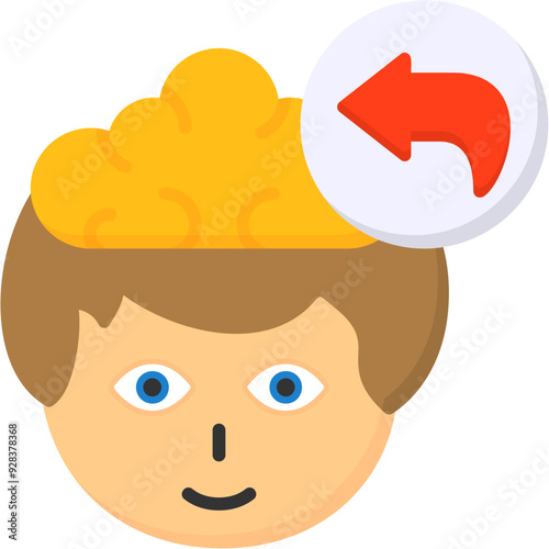 Undo Vector Icon Design