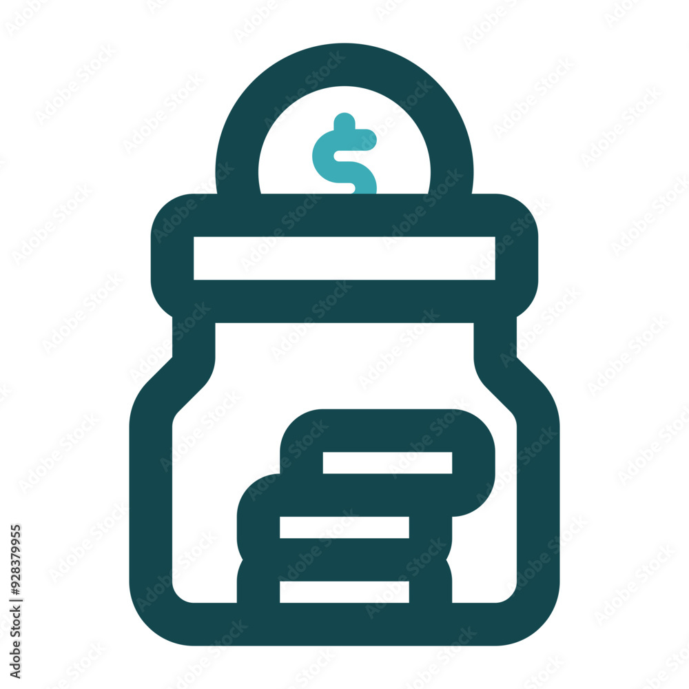 saving icon for illustration