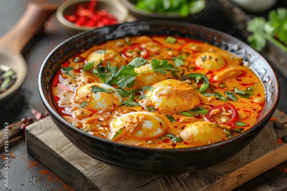 Egg curry or Masala in a bowl