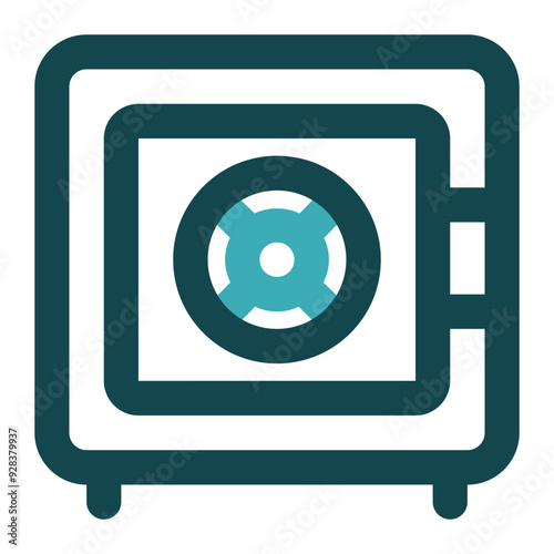 safebox icon for illustration