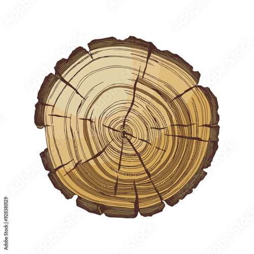 Natural edge vector wood slab