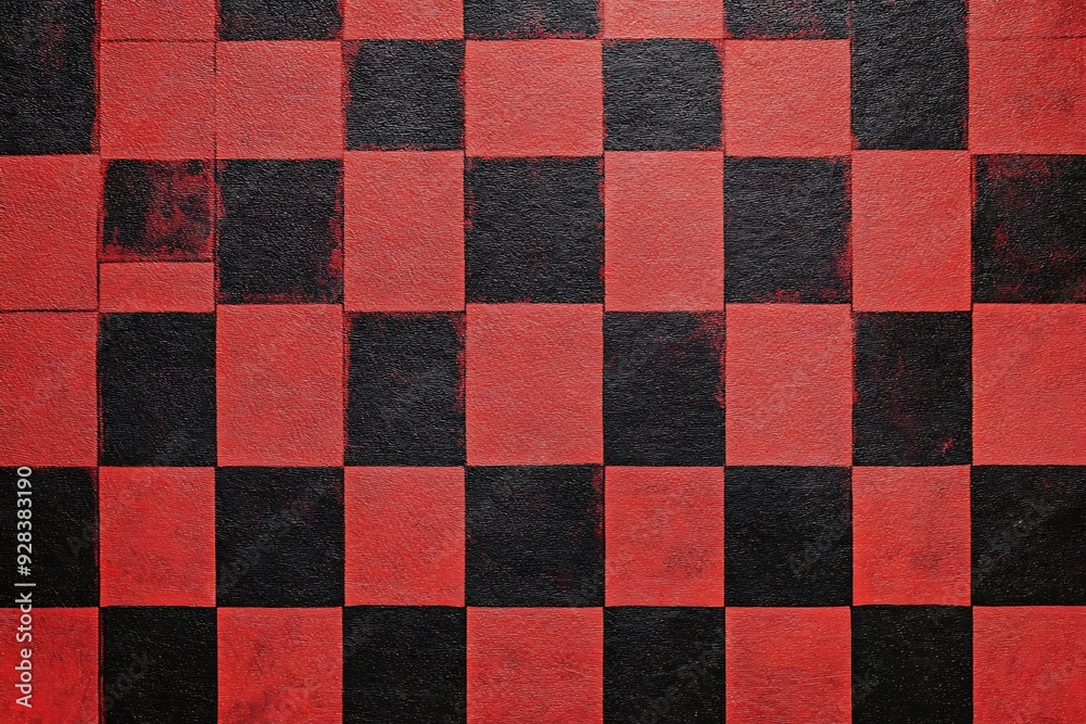 Classic checkered red pattern