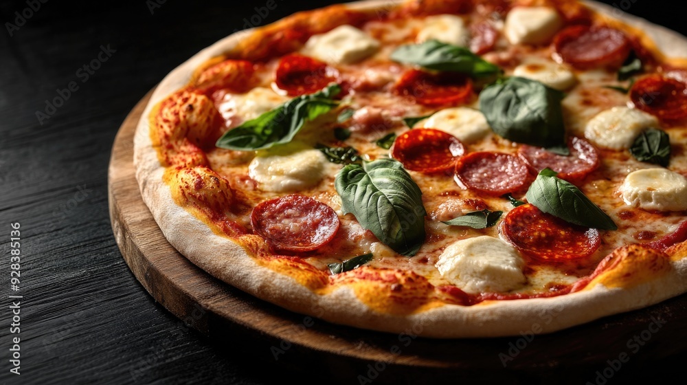 Wooden Board Pizza Wooden Board Pizza