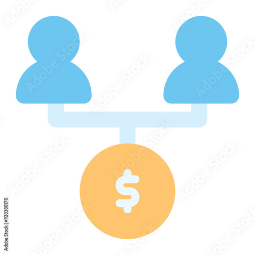 mutual fund icon for illustration