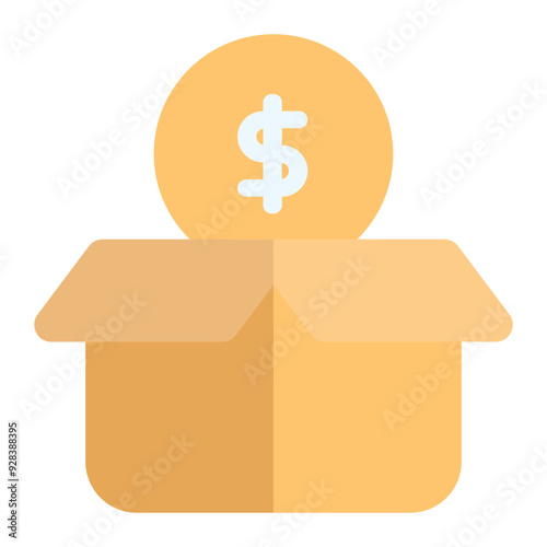 fundraising icon for illustration