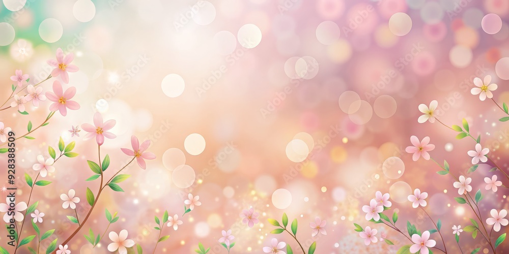 Delicate Pink Blossoms Against a Dreamy Bokeh Background, flower, spring, pastel, background Delicate Pink Blossoms Against a Dreamy Bokeh Background, flower, spring, pastel, background