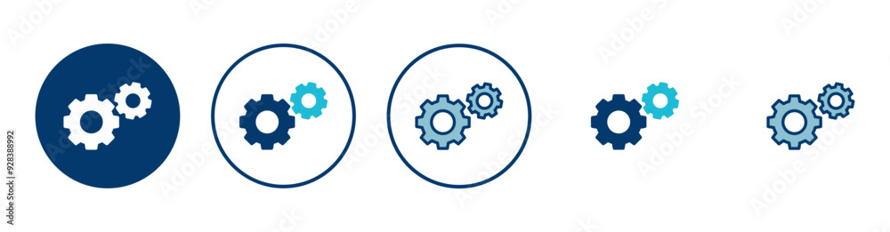 setting Icon vector isolated on white background. setting vector icon. Cog settings Icon Symbol. Gear setting Icon vector isolated on white background. setting vector icon. Cog settings Icon Symbol. Gear