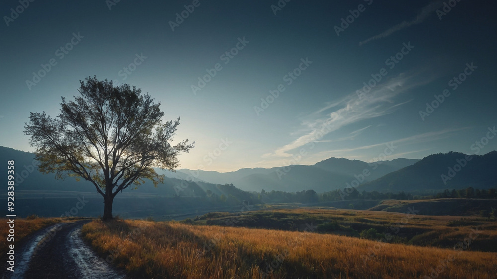 AI-Generated Photo Capturing the Tranquil Beauty of Nature AI-Generated Photo Capturing the Tranquil Beauty of Nature