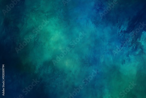 Abstract of green blue gradient background.