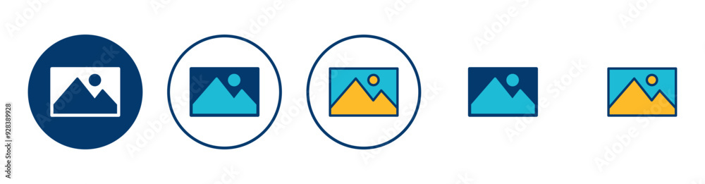 Picture icon vector isolated on white background. Picture vector icon. photo gallery icon vector Picture icon vector isolated on white background. Picture vector icon. photo gallery icon vector