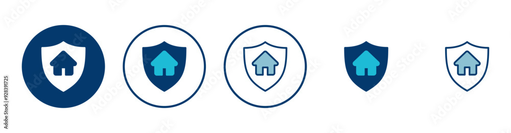 Home insurance icon vector isolated on white background. home protection icon Home insurance icon vector isolated on white background. home protection icon