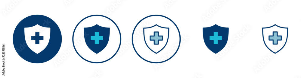 Health insurance icon vector isolated on white background. Insurance health document icon Health insurance icon vector isolated on white background. Insurance health document icon