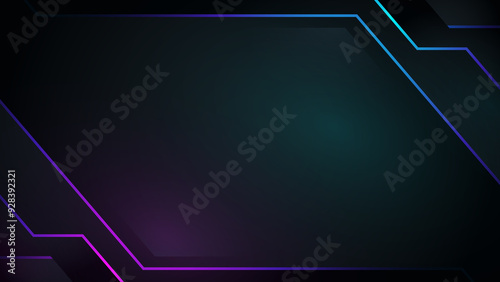 abstract E sports neon lines background design
