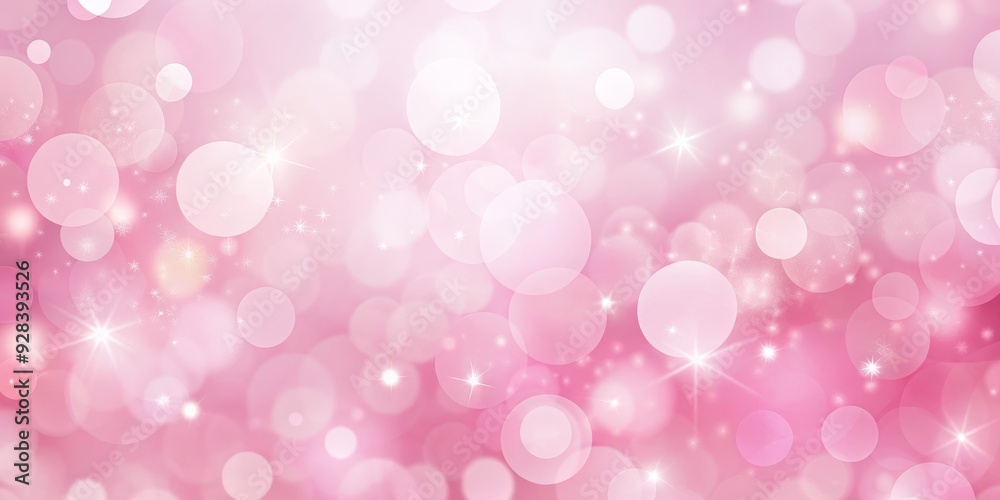 Pink Bokeh Background with Glittering Stars, abstract , background , sparkle , lights Pink Bokeh Background with Glittering Stars, abstract , background , sparkle , lights