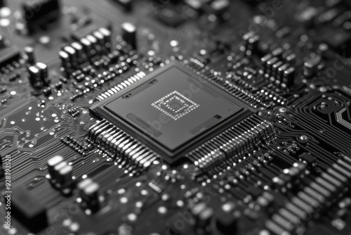 Wallpaper Mural Computer Motherboard Close-Up Torontodigital.ca