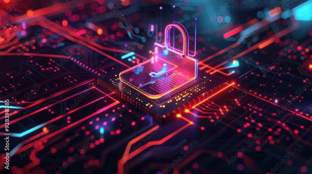 Padlock on Microchip with Data Flow Padlock on Microchip with Data Flow