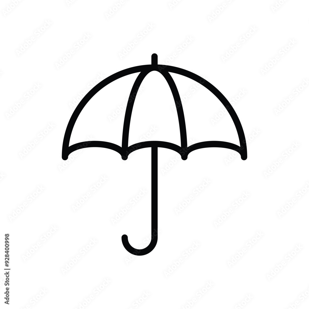 Umbrella vector icon Umbrella vector icon