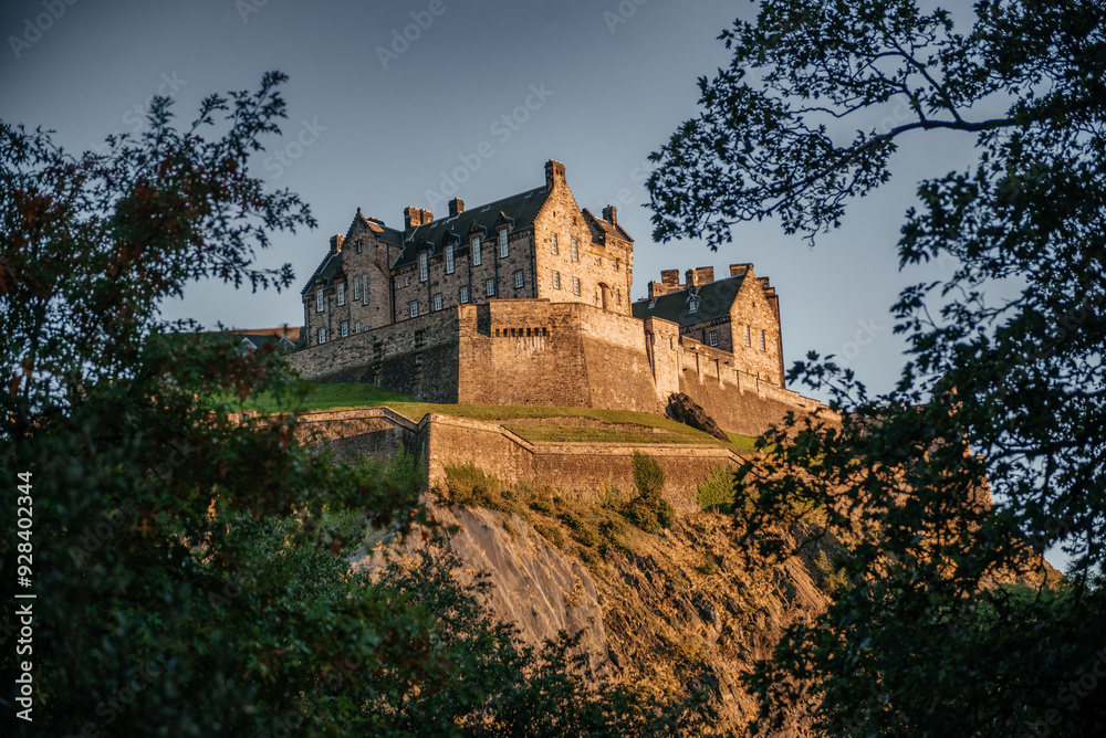 Edinburgh Castle on a Sunny Autumn Day Edinburgh Castle on a Sunny Autumn Day