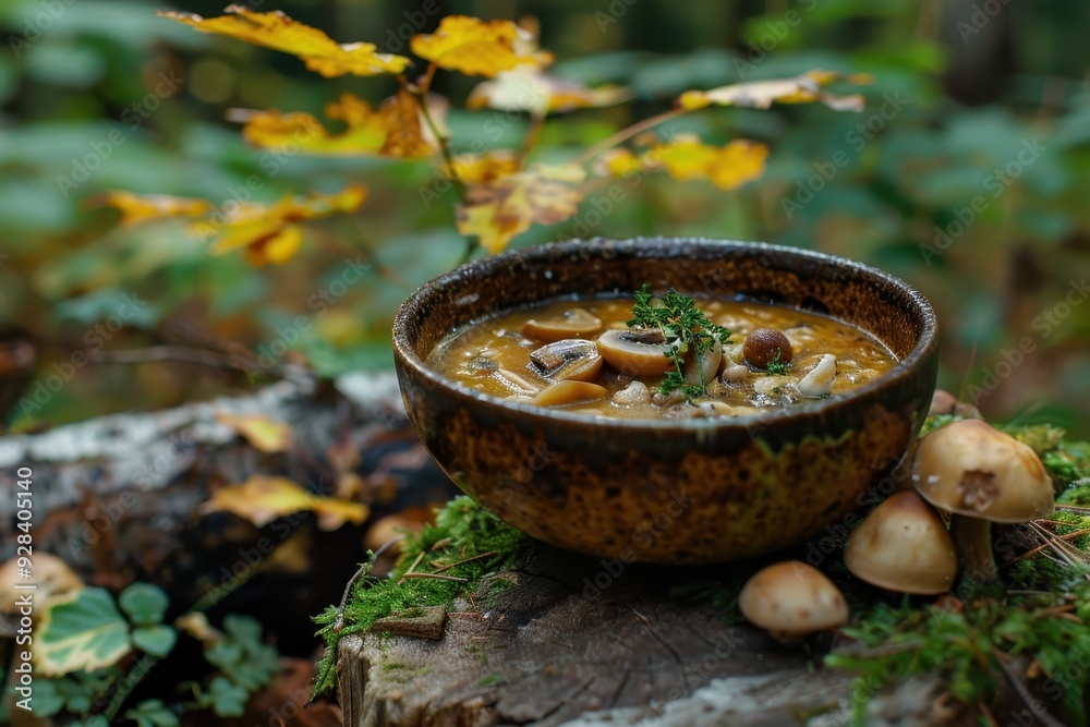 Forest mushroom soup Forest mushroom soup