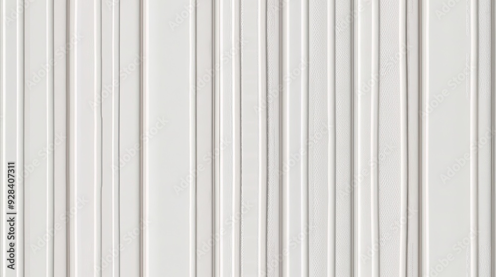 Obraz premium A unique, textured white wall showcases various abstract geometric shapes, creating a striking visual effect in a contemporary indoor space SEAMLESS PATTERN