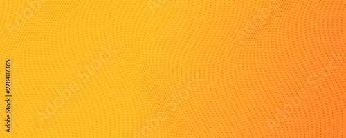 Colorful halftone background with flowing dots