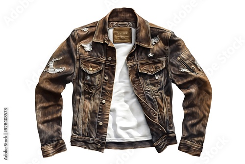 men jacket isolated on a white background. 