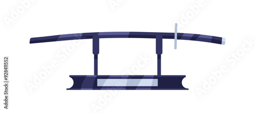 Katana Icon. Katana Podium Icon. Flat style. Vector icon.
