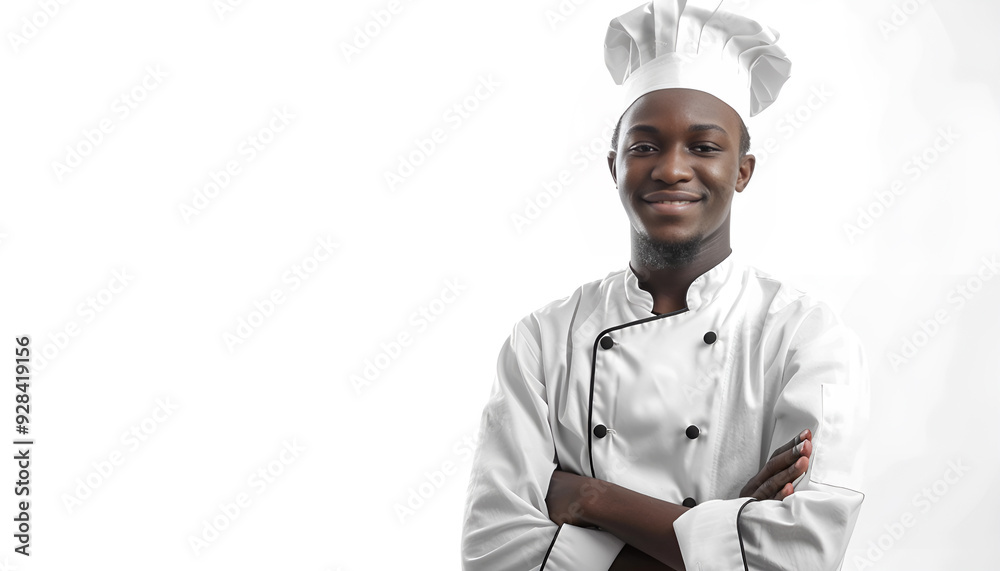 Young male chef isolated on white Young male chef isolated on white