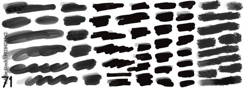 Grunge stripes mega set bundle collection. Black labels, frames, paint texture. Brush strokes mockups template. Background handmade design elements.